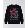 EDWIN PINK CASTLE SWEAT BLACK