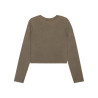 ELEMENT W' ICON CROP L/S DARK OLIVE