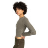 ELEMENT W' ICON CROP L/S DARK OLIVE