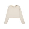 ELEMENT W' ICON CROP L/S CREAM