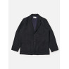 Veste Tweed Italien Upcyclé Bleu Marine – Two Button Jacket Universal Works