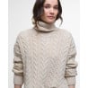 BARBOUR EMBLETON KNITTED JUMPER BIRCH