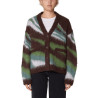 OBEY W' DELIRIUM CARDIGAN BROWN MULTI