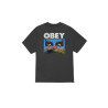 OBEY IN A DIFFERENT PLACE TEE VINTAGE BLACK