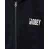 OBEY MARGIN FADED ZIP HOOD DARK NAVY