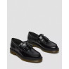 Dr. Martens Adrian Black Polished Smooth – Mocassins en Cuir Noir