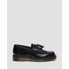 Dr. Martens Adrian Black Polished Smooth – Mocassins en Cuir Noir