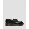 Dr. Martens Adrian Black Polished Smooth – Mocassins en Cuir Noir
