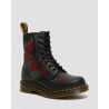 DR MARTENS 1460 VONDA BLACK RED SOFTY