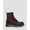 DR MARTENS 1460 VONDA BLACK RED SOFTY