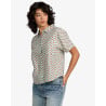 Chemise RVCA Nauti Shirt Sky Blue Femme – Coupe Ample et Style Décontracté