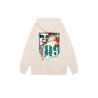 Sweat Obey Lisbon Icon Hood Unbleached – Hoodie Unisexe en Coton Épais