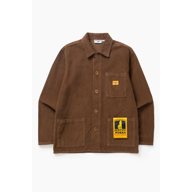 Veste Chore Coat Workwear en Velours Bark – Service Works Corduroy Bio