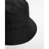 Barbour x Kaptain Sunshine Bucket Hat Noir – Bob Homme en Coton Ciré avec Cape Amovible