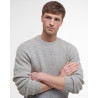 Pull Barbour Horseford Crewneck Stone – Laine Mérinos Homme Confort & Élégance