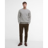 Pull Barbour Horseford Crewneck Stone – Laine Mérinos Homme Confort & Élégance