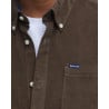 Chemise Barbour Ramsey Tailored Cord Brown – Chemise Homme Velours Côtelé Marron