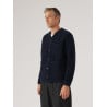 UNIVERSAL WORKS WOOL FLEECE CARDIGAN NAVY