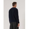 UNIVERSAL WORKS WOOL FLEECE CARDIGAN NAVY