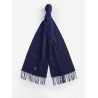 Barbour Écharpe Uni en Laine – Navy – Hiver Chic et Naturel