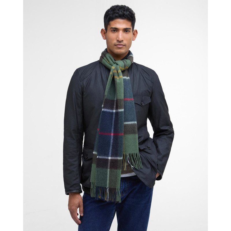 Écharpe Barbour Carrbridge Classic Tartan – Laine d’Agneau Unisexe Chaude