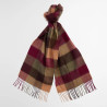 Écharpe Barbour Tattersall en Laine d’Agneau – Couleur Tawny Port