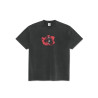 POLAR SKATE.CO METAL LOGO TEE SILVER BLACK