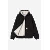 Carhartt WIP Active Sweat Jacket Black Stone Washed – Veste à Capuche Homme