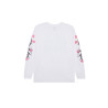 T-shirt manches longues OBEY Rose Tribal vintage blanc, style streetwear rétro et confort assuré.