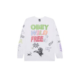 OBEY WILD FREE L/S VINTAGE...