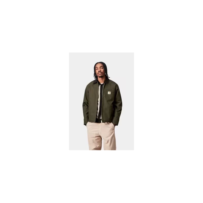 Carhartt WIP Detroit Jacket Olive Black Rigid – Homme