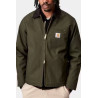 Carhartt WIP Detroit Jacket Olive Black Rigid – Homme