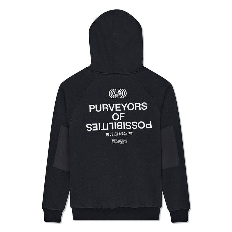 Deus Ex Machina Axis Hoodie — Noir / Black