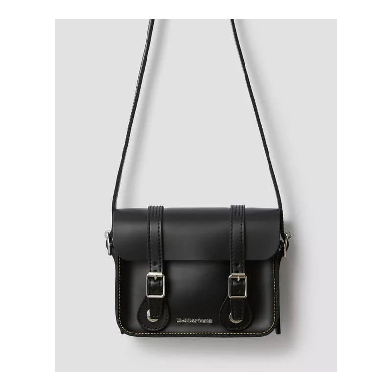 Dr Martens – Sac bandoulière cuir noir | Street / Cool & Résistant
