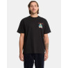 Volcom JJ Villard – T‑shirt noir imprimé unisexe