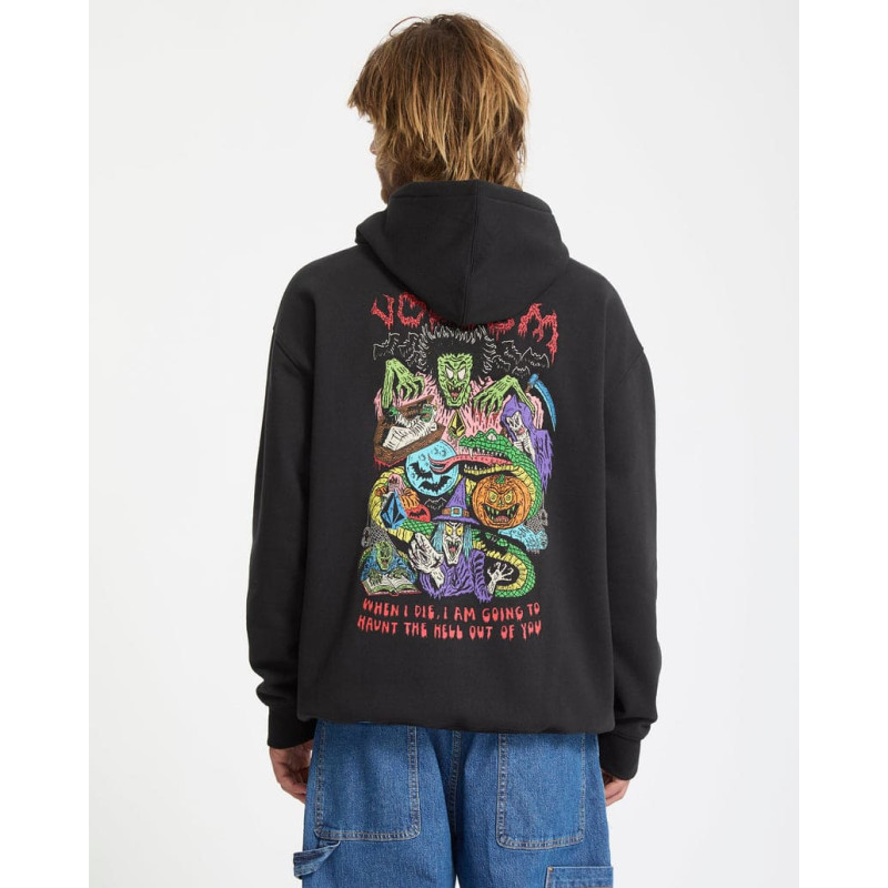 Volcom JJ Villard Hoodie – Sweat à capuche noir unisexe