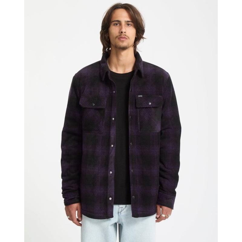 Volcom Bowered Fleece Over‑Shirt – Surchemise polaire Homme