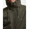 Volcom Hernan 10K Jacket Black Rinsed – Veste imperméable homme