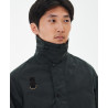 Barbour Spey Sage – Veste Cirée Homme Court en Coton Waxed