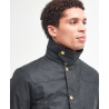Veste Barbour Reelin Sage – Coton Ciré & Tartan Vintage Homme