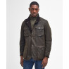 Veste Barbour Ogston Olive – Coton Ciré & Tartan Classique Homme