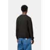 Carhartt WIP Alten Sweater Black Heather – Pull Homme en Laine Made in Italy