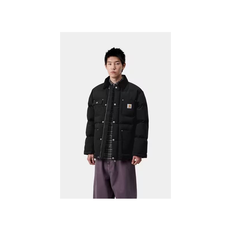 Carhartt WIP Rayley Jacket Black – Veste Hiver Homme Déperlante