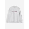 Carhartt WIP Sweat Ash Heather Rondo — Sweat Col Rond premium