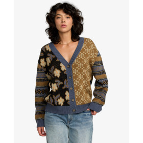 RVCA LUMEN CARDIGAN STONE...