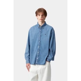 CARHARTT LUCAS SHIRT BLUE...