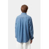 Chemise Carhartt Lucas Stone Washed – Denim Bleu Homme