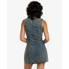 RVCA Jessie Mini Dress Femme – Robe Courte Denim Bleu Délavé