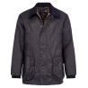 Veste Barbour Bedale Navy – Coton Ciré & Tartan Classique Homme