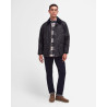 Veste Barbour Bedale Navy – Coton Ciré & Tartan Classique Homme